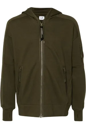 C.P. Company Lens-detailed cotton hoodie