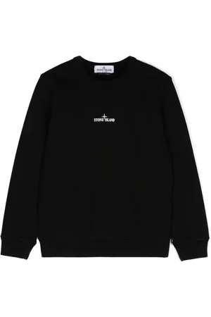 Stone Island Logo-print organic-cotton sweatshirt