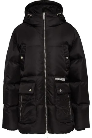 Dsquared2 Quilted hooded coat