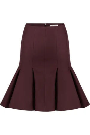 Nina Ricci Peplum Wool Skirt