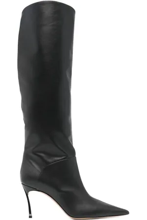 Casadei Superblade 80mm leather boots