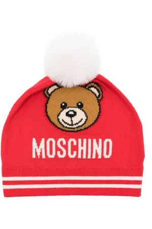Moschino Teddy Bear-motif beanie