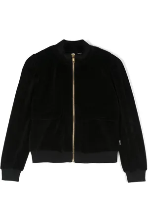 Molo Malika velvet zipped sweatshirt
