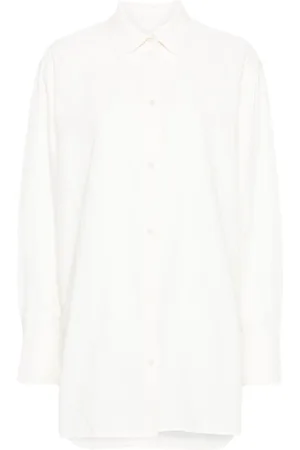 Totême Floral-jacquard cotton shirt
