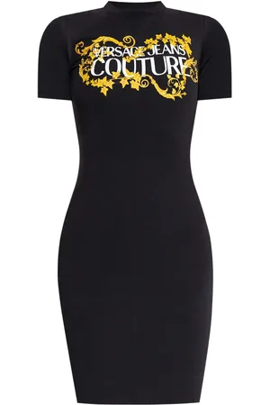 VERSACE Logo-print t-shirt dress
