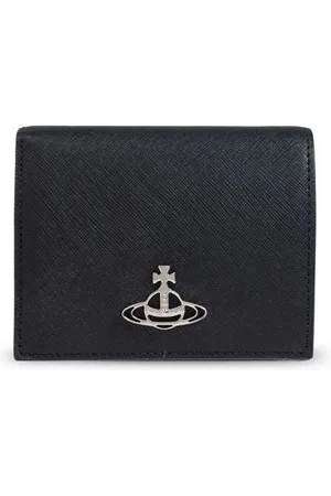 Vivienne Westwood Bi-fold logo plaque wallet