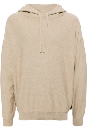 IRO Ribbed-edge knitted hoodie