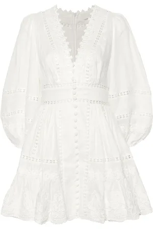 ZIMMERMANN Pop linen mini dress