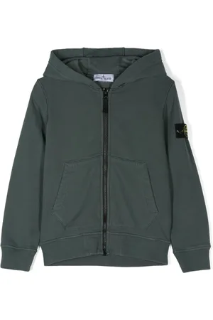 Stone Island Compass-badge zip-up hoodie