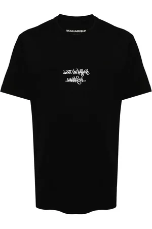 Maharishi Distorted Dragon cotton T-shirt