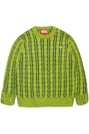 Diesel Cable-knit crew-neck jumper