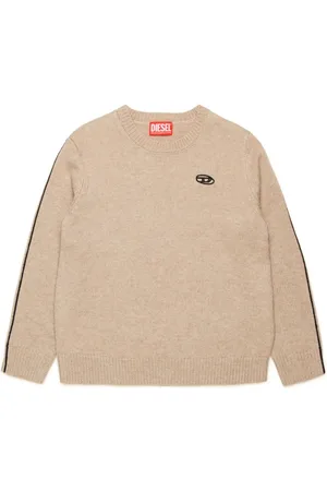 Diesel Cashmere-blend plain knitted pullover