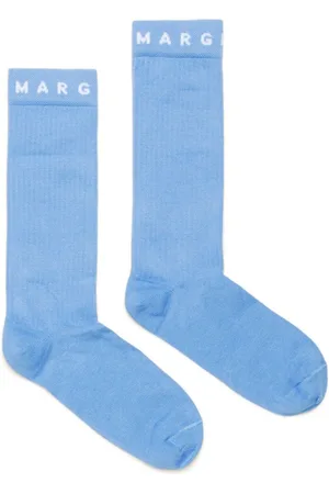 Maison Margiela Logo-intarsia ribbed socks