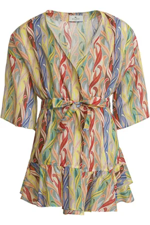 Etro Printed belted dress