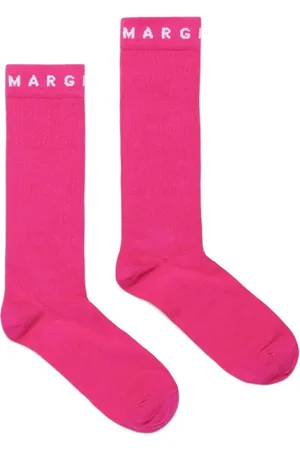 Maison Margiela Logo-intarsia ribbed socks