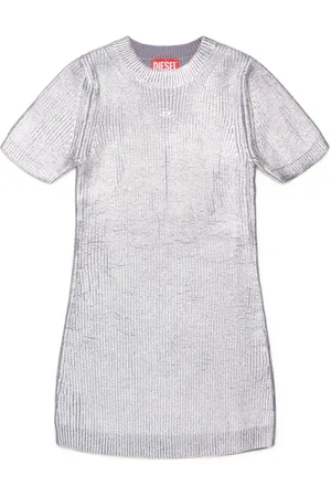 Diesel Metallic knitted dress