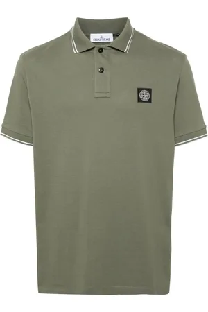 Stone Island Compass-motif polo shirt
