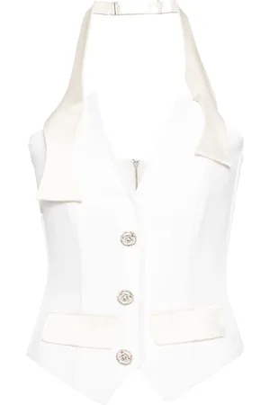 Seen Users After Hours Tuxedo Corset blouse