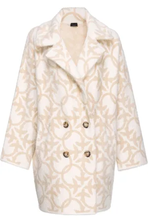 Pinko Love Birds double-breasted coat