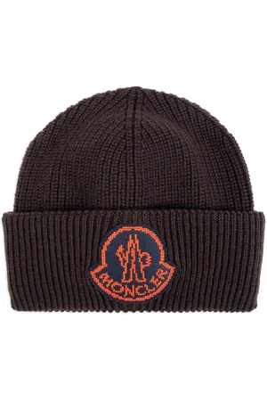 Moncler Logo-patch wool beanie