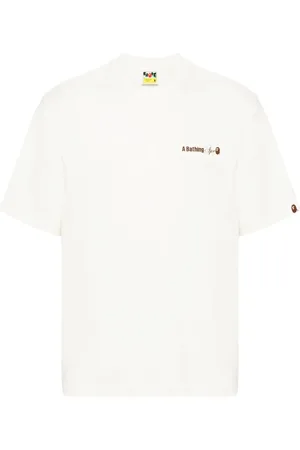 A Bathing Ape Logo print t-shirt