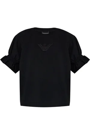 Emporio Armani Logo-embroidered cotton T-shirt