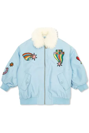 Stella McCartney Appliqu??-detail bomber jacket