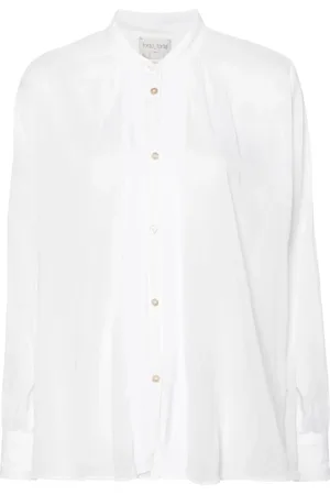 FORTE FORTE Sheer cotton-blend shirt
