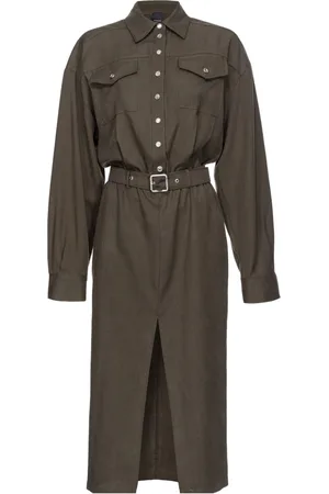 Pinko Utility-style lyocell shirtdress