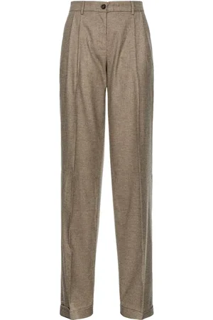 Pinko Vasetto flannel wide-leg trousers