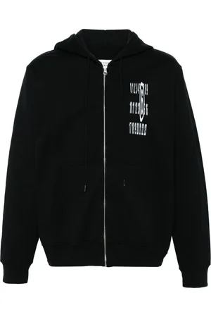 Maison Margiela Numbers-print cotton hoodie