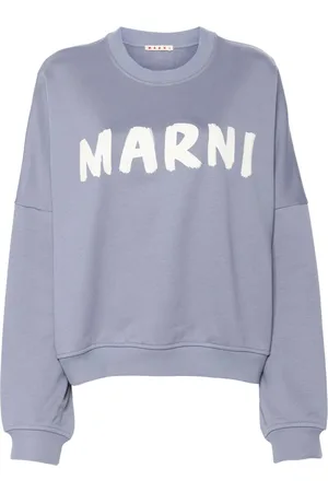 Marni Logo-print cotton sweatshirt