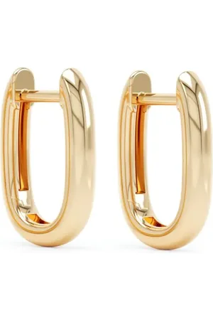 LOEV 14kt recycled yellow hoop earrings