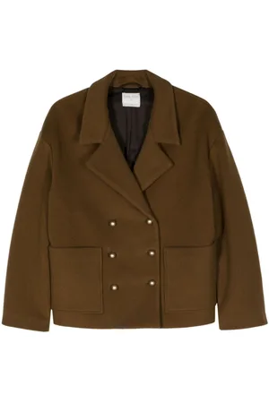 FORTE FORTE Felted double-breasted jacket