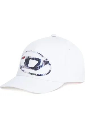 Diesel Logo-print cotton baseball cap