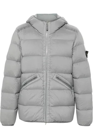 Stone Island Seamless hooded puffer jacket