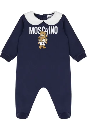 Moschino Teddy bear motif babygrow