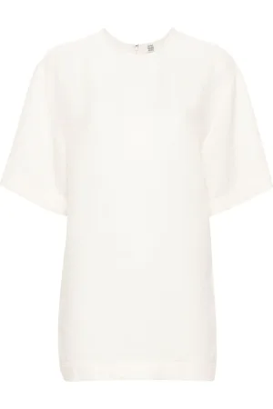 Totême Crinkled round-neck T-shirt
