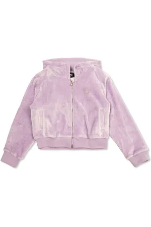 VERSACE Crystal-embellished logo sweatshirt