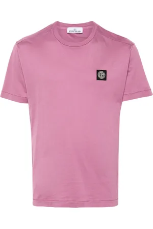 Stone Island Compass-patch cotton T-shirt
