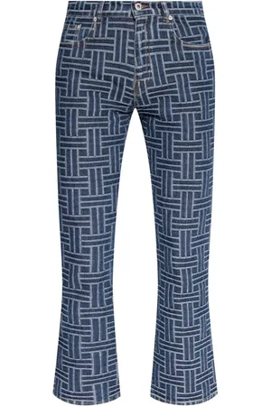 Kenzo Pattern jacquard flared jeans