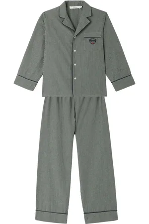 BONPOINT Dormeur check-pattern cotton pyjamas