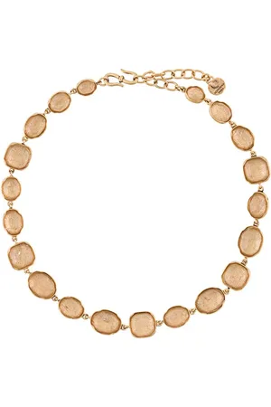 Goossens Cabochons embellished necklace