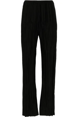 FORTE FORTE Plissé straight trousers