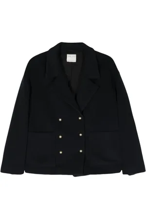 FORTE FORTE Double-breasted wool-blend jacket