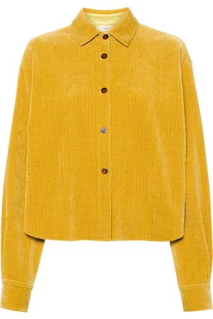 FORTE FORTE Classic-collar corduroy shirt