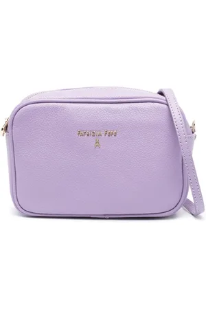 Patrizia Pepe Metallic-effect crossbody bag