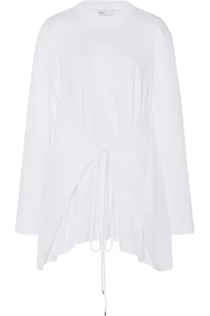 ROSETTA GETTY Layered-design cotton T-shirt