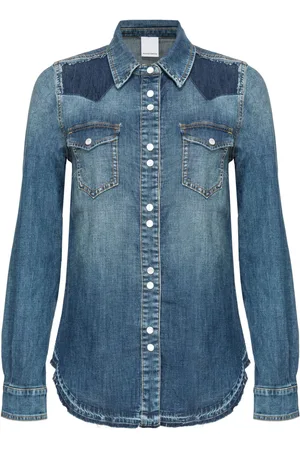 Pinko Panelled denim shirt