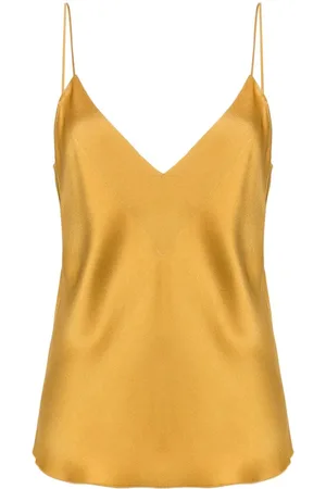 FORTE FORTE Spaghetti-strap satin top